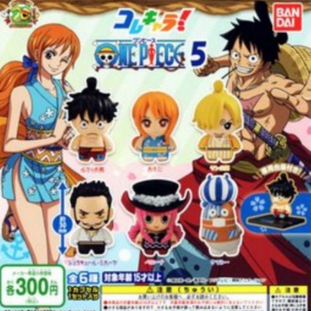One Piece 海賊王迷你公仔5 全6種 蝦皮購物
