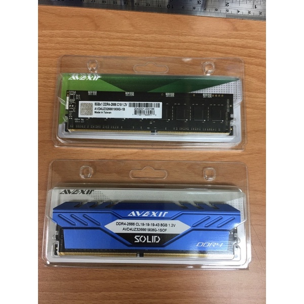 Avexir DDR4 2666 8GB RAM 全新 有散熱片 無散熱片