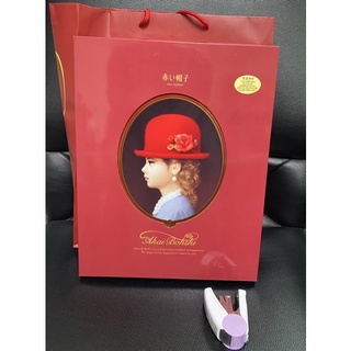 「現貨」日本 AKAI BOHSHI 紅帽子 高帽子 餅乾禮盒 喜餅 年節禮盒