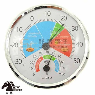 【祥昌電子】三馬 CH-G102A 指針型溫濕度計 #1