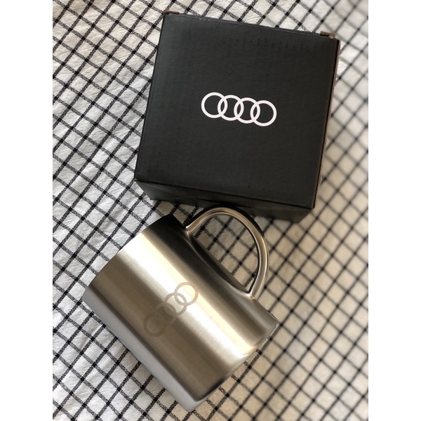 Audi 奧迪原廠雙層不鏽鋼馬克杯 - 全新品