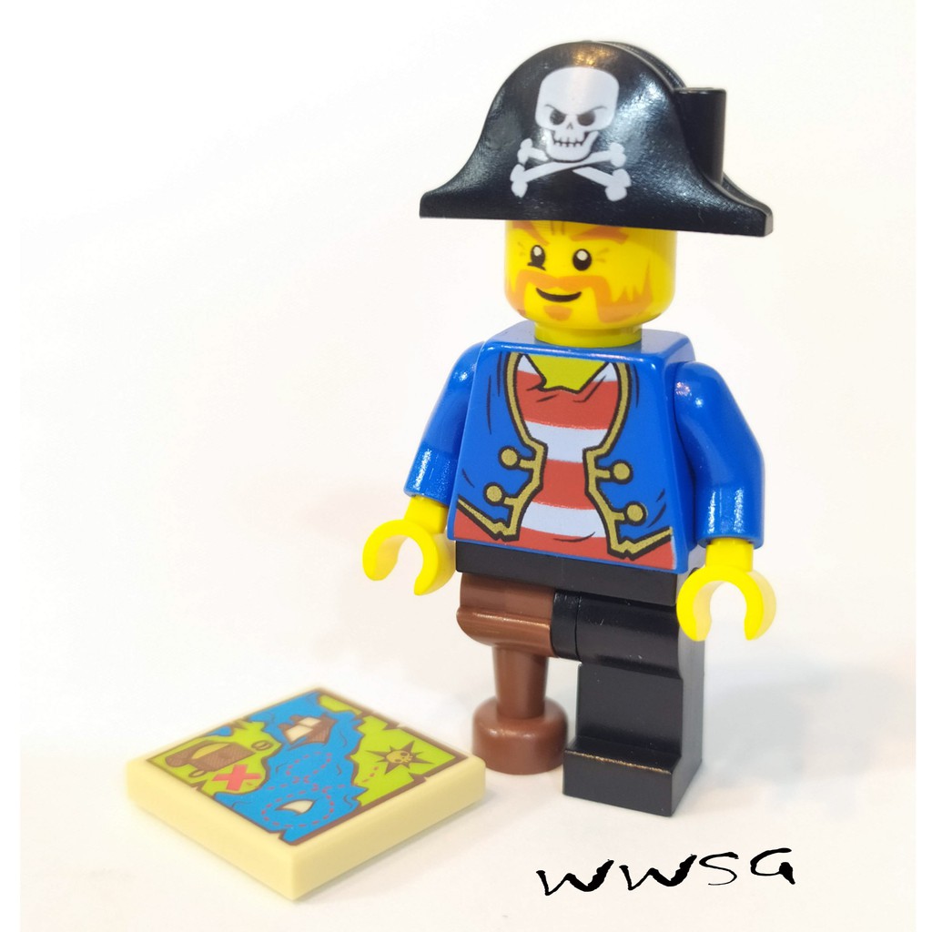 ☢️玩物喪志 2015年 LEGO樂高 絕版海盜船長 (科技武器配件零件二手磚散磚盒組老人偶包古董玩具老玩具海盜船太空人