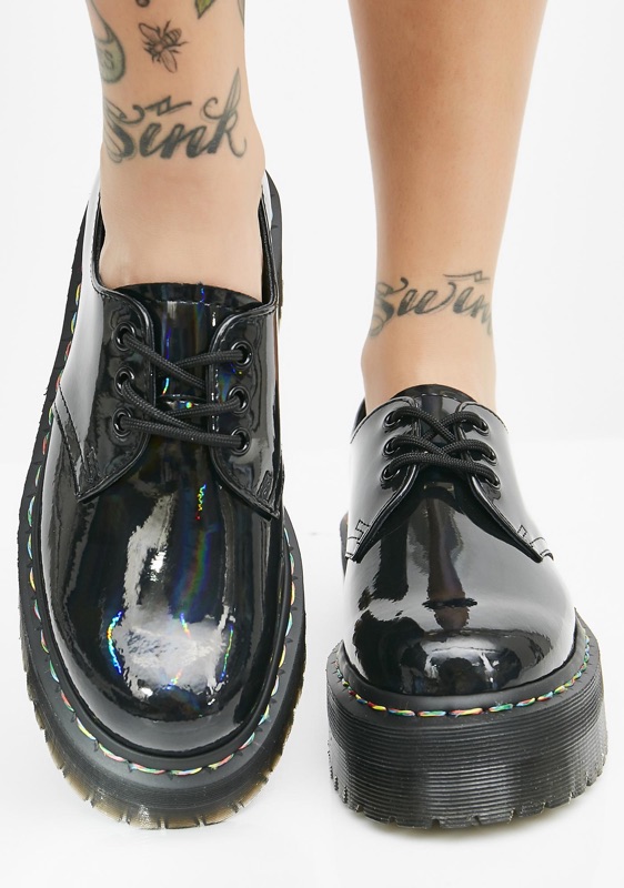 dr martens quad rainbow