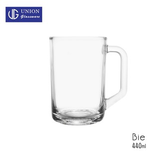 【泰國UNION】Bie有柄飲料杯 440ml 啤酒杯 酒杯 水杯 飲料杯 冰沙杯 馬克杯 玻璃杯