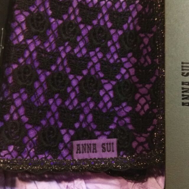 (全新)Anna sui復古蕾絲毛巾手帕#annasui#安娜蘇