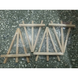 三角展示架 木製 畫架 手機架
