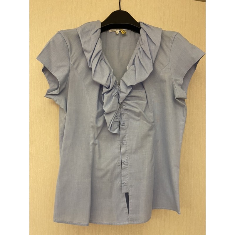 8成新Nara Camicie藍色襯衫size:3