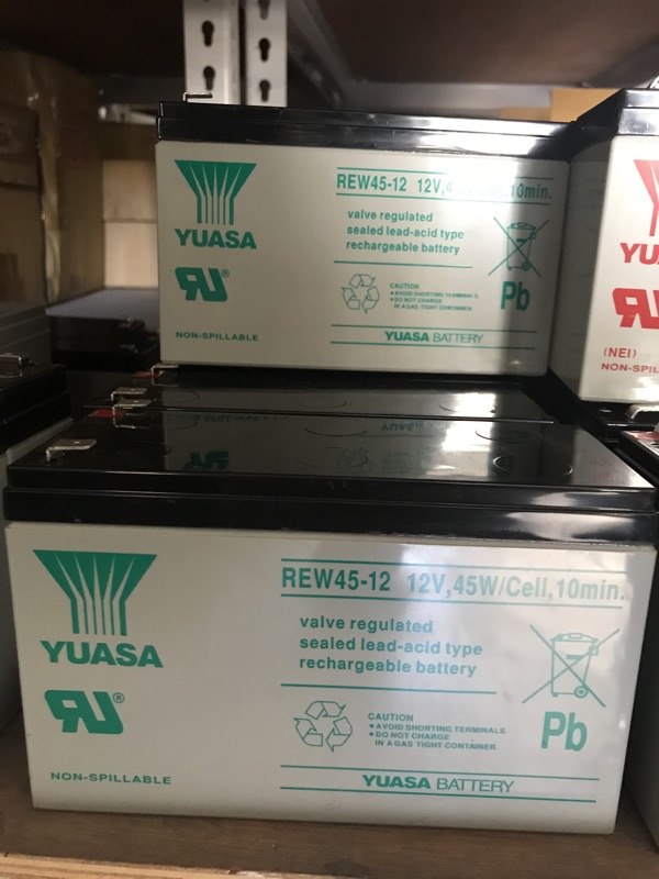 23年11月產 YUASA湯淺REW45-12高率型密閉式鉛酸電池(NP7-12加強型) 替代12V9AH 12V7AH