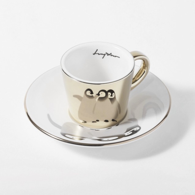 【已售完】Luycho 韓國 鏡面倒影杯 咖啡杯 (濃縮款、小款) _ 企鵝寶貝