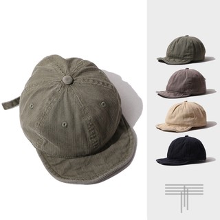 【TT404】🔥免運🔥水洗復古短帽 軟帽 短帽沿 帽子 穿搭風格