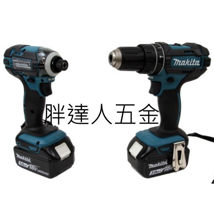 胖達人五金 牧田  Makita DLX2243X1 18V雙機組/DTD149衝擊起子+DHP482振動電鑽