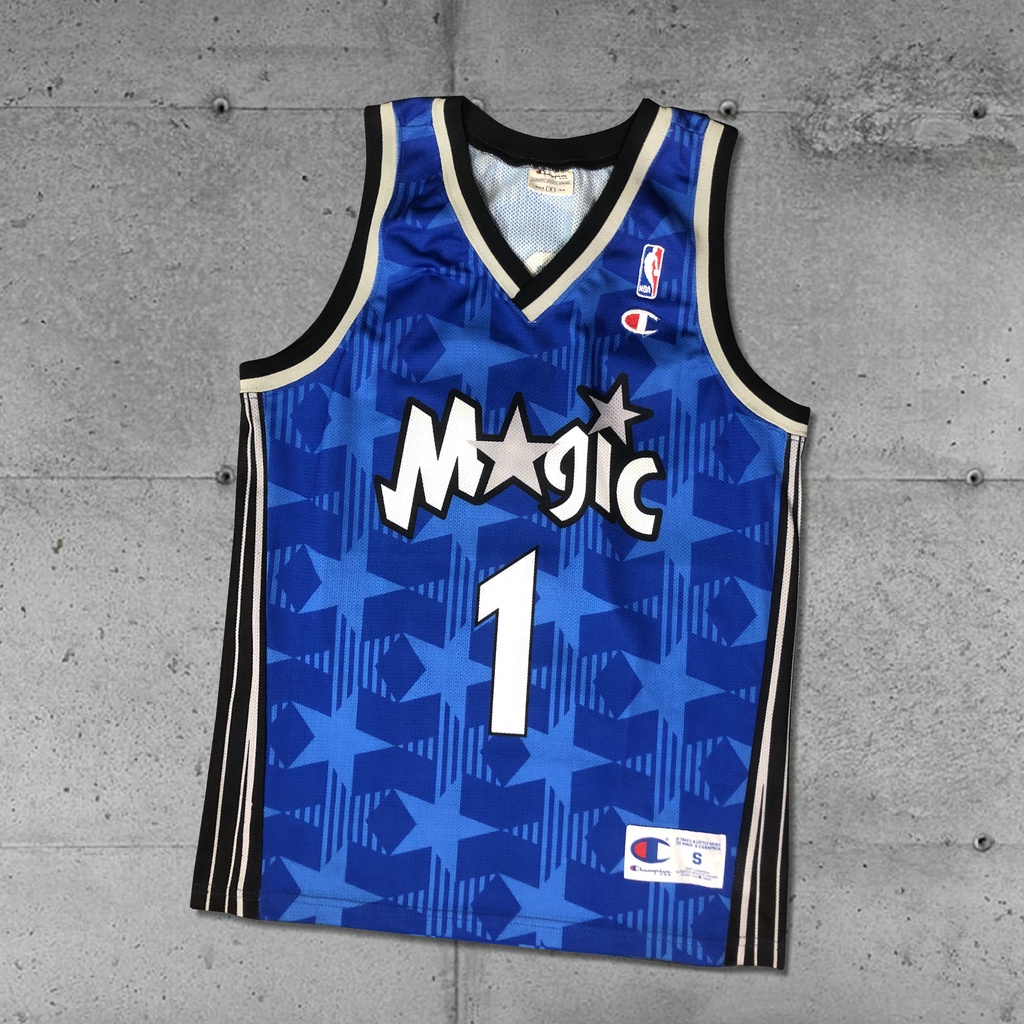 【T-MAC】【92%新】【奧蘭多魔術】【CHAMPION】【歐染】McGrady 麥格瑞迪  NBA球衣S