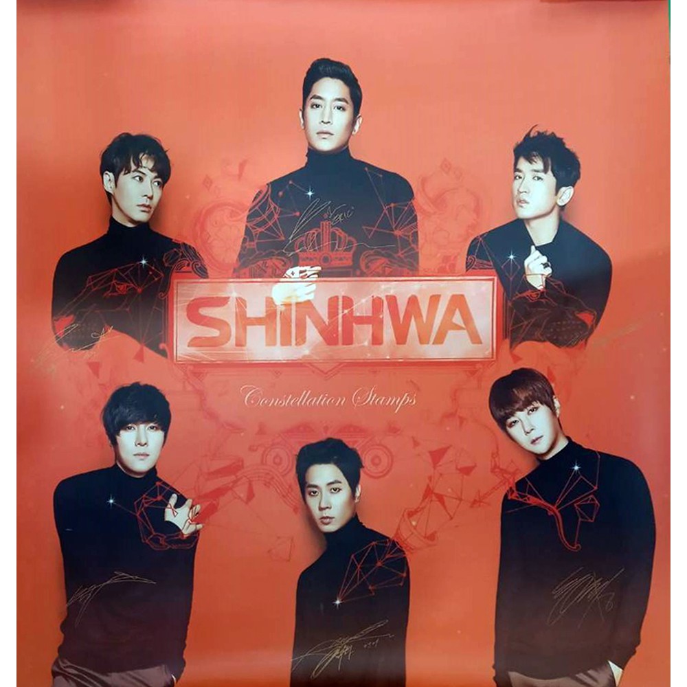 Kpop Shinhwa Official Poster Eric Shin Hye Sung Andy JunJin
