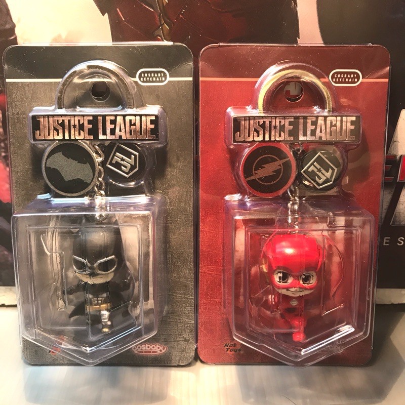 【模幻力量】Hot Toys 現貨《正義聯盟》蝙蝠俠 閃電俠 鑰匙圈 掛件 吊飾 周邊商品系列 共2款