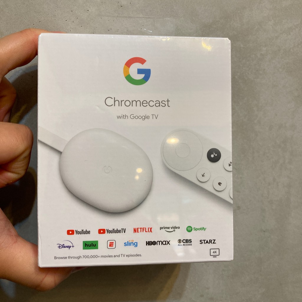 全新未拆現貨 第四代 Google Chromecast with Google TV 4K Netflix 可面交