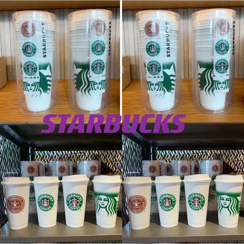 《現貨》Starbucks星巴克臻藏女神kermit一組（4入）隨行杯 冷水杯 環保杯