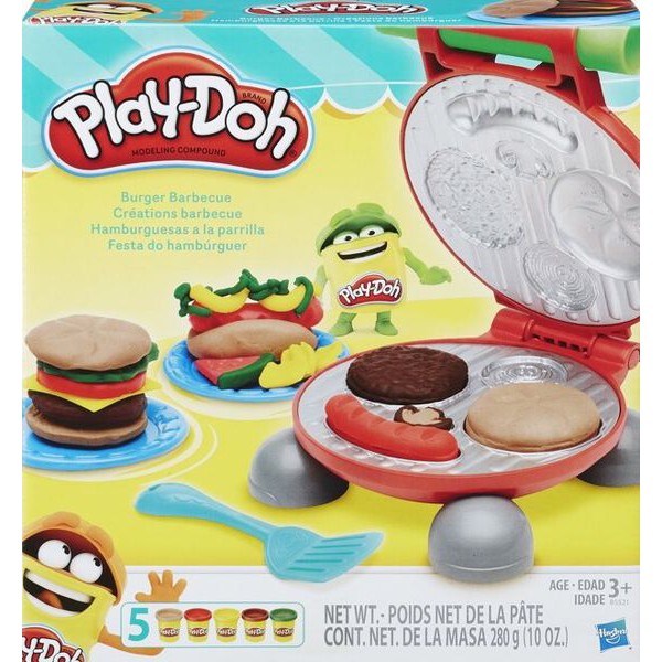 小猴子玩具鋪~全新正版㊣孩子寶代理~ 培樂多黏土~ 美味漢堡遊戲組~特價:350元/組