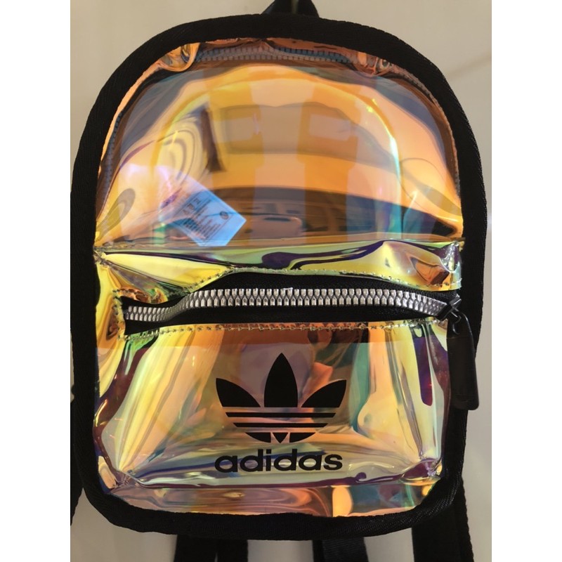 二手近全新 正版 愛迪達 Adidas Originals Mini Backpack FM3256 透明 迷你 後背包