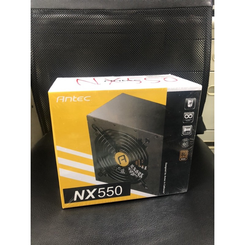 Antec 安鈦克 NX550 電源供應器 550W 銅牌認證雙滾珠靜音
