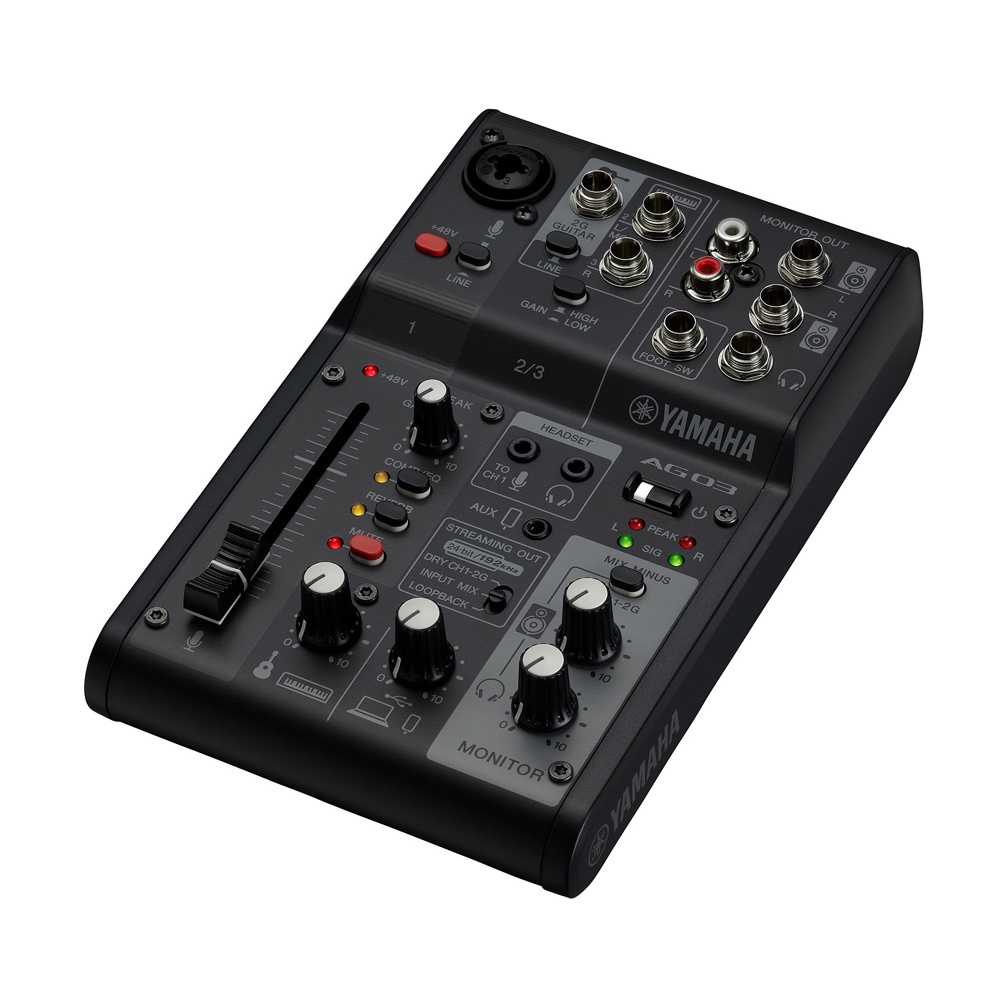 現貨 Yamaha AG03MK2 黑色 網路直播混音器 錄音介面 第二代 全新品公司貨【民風樂府】