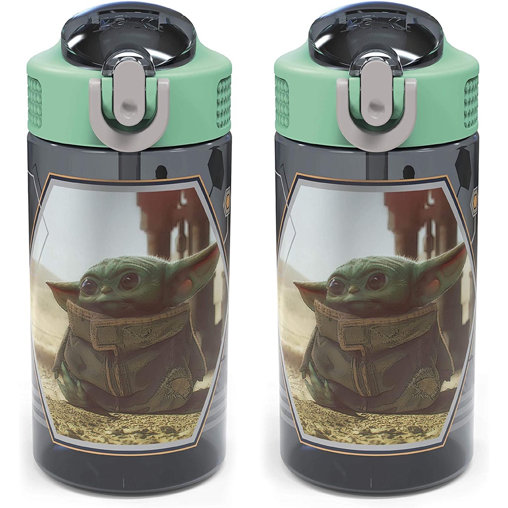 預購塑膠款 兩入組 473ML ❤️正版❤️美國星際大戰 star wars 尤達 yoda  兒童水壺 吸管水壺
