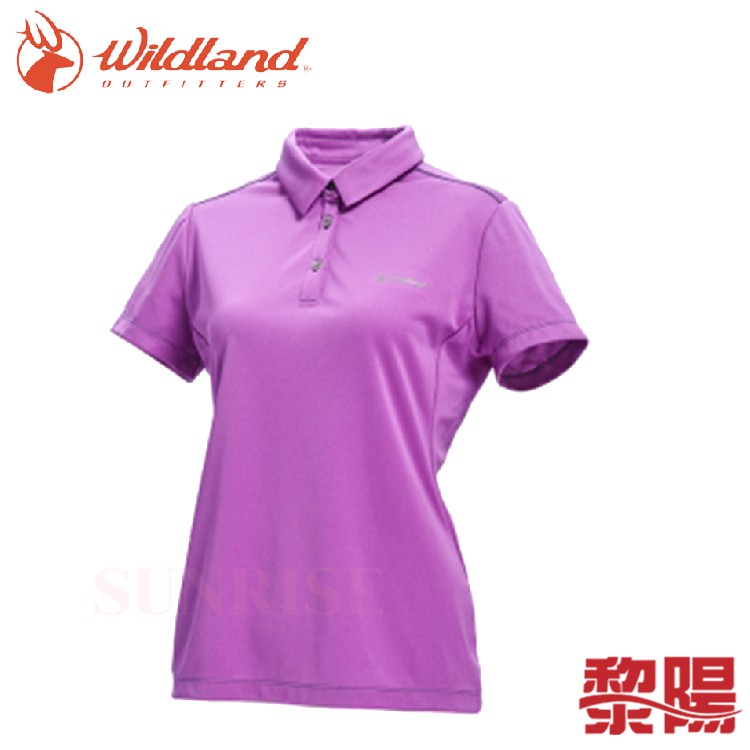Wildland(荒野) 彈性POLARTEC功能上衣 女款 (紫色) 排汗/輕薄透氣快乾/休閒登山10W1601