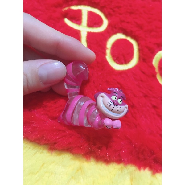 迪士尼 絕版 愛麗絲夢遊仙境 柴郡貓 透明 妙妙貓 公仔 玩具