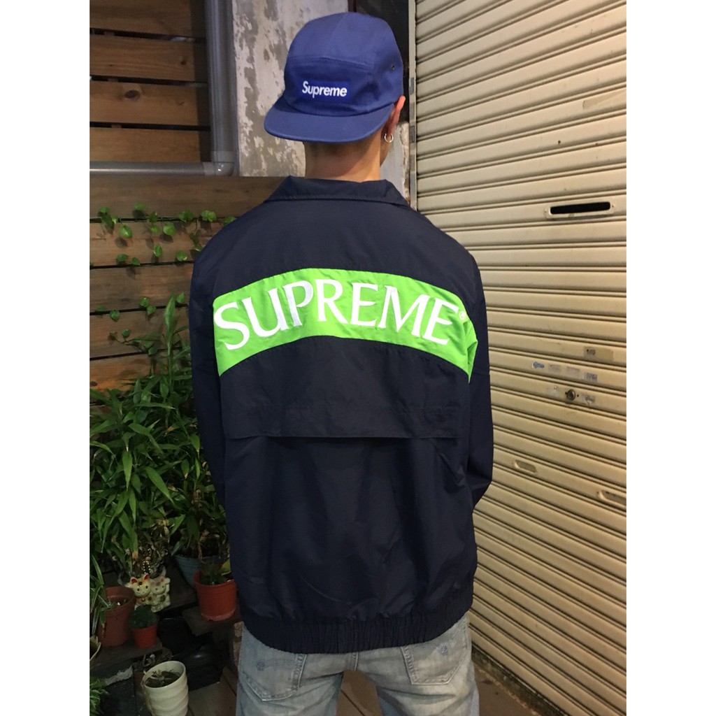 【Faithful】SUPREME Arc Track Jacket 深藍 防風外套 M