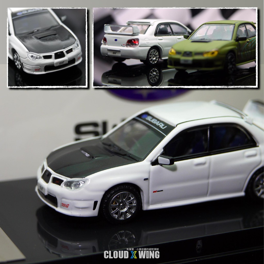 有翼雲 現貨速霸陸impreza Wrx Sti S4 合金車mc64 套車組1 64 蝦皮購物