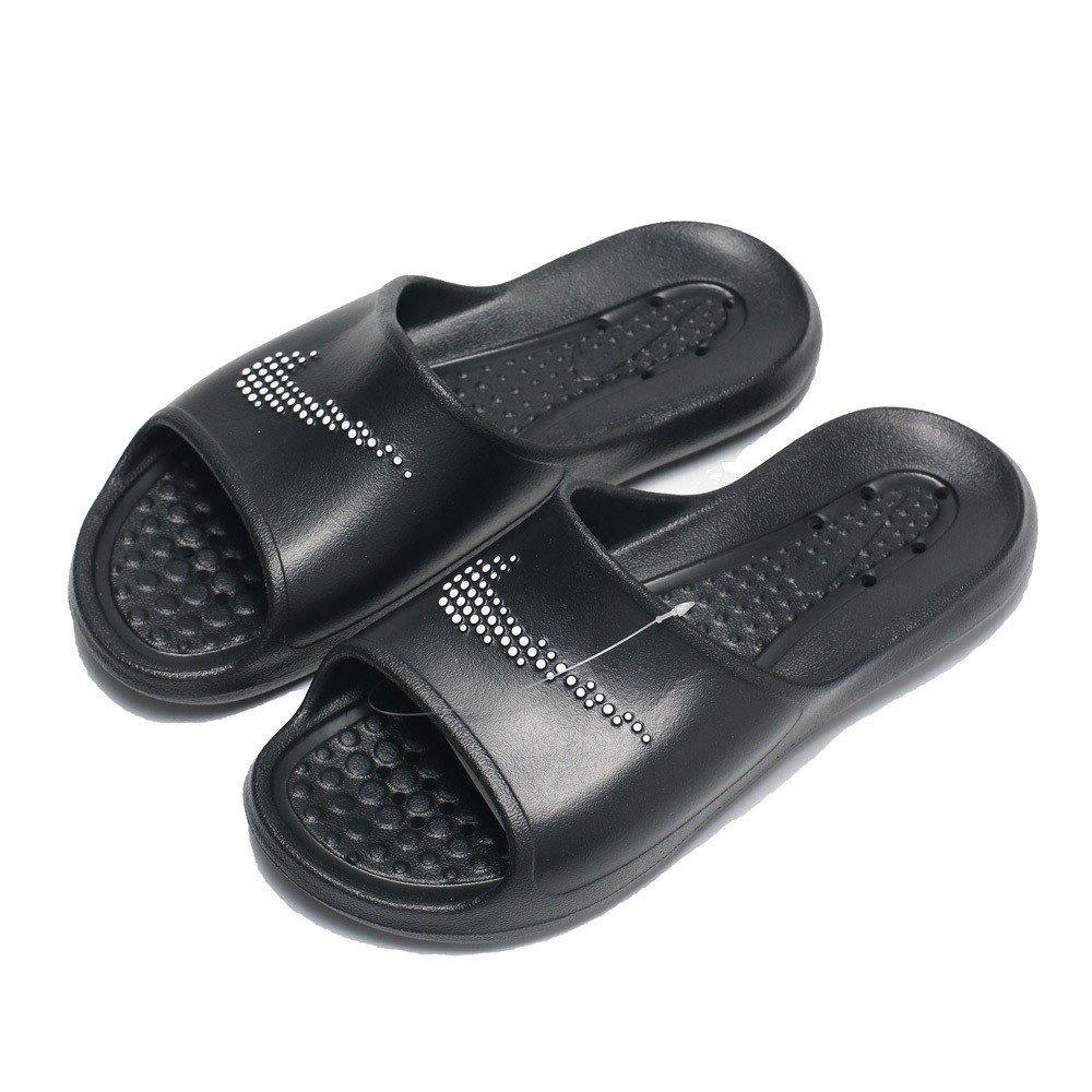 NIKE 拖鞋 VICTORI ONE SLIDE 黑點點 防水 輕量 運動 休閒 女(布魯克林) CZ7836-001