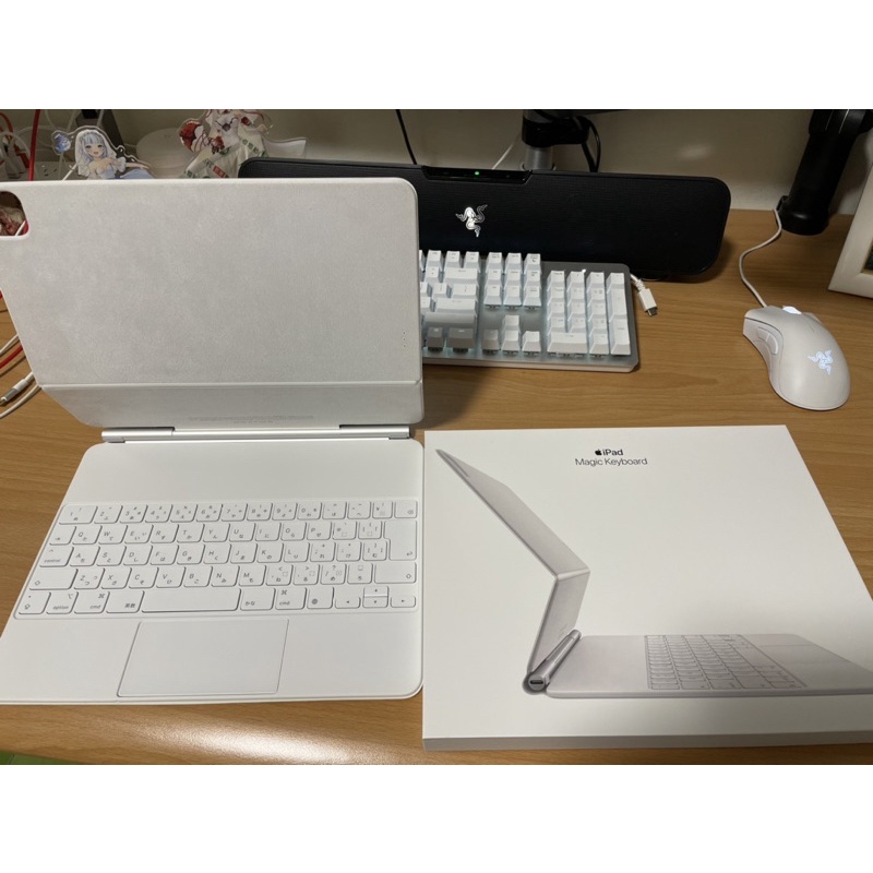 巧控鍵盤，適用於iPad Pro 12.9吋 (第5代) - 日文 - 白色
