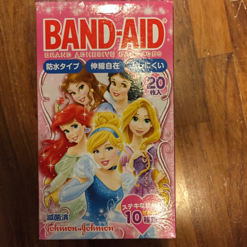 日本帶回 BAND-AID迪士尼公主ok蹦20入