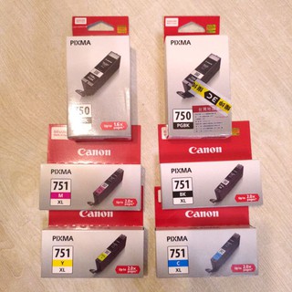 【降價買一贈一】CANON PGI-750｜PGI-750XL｜CLI-751XL C藍 原廠墨水