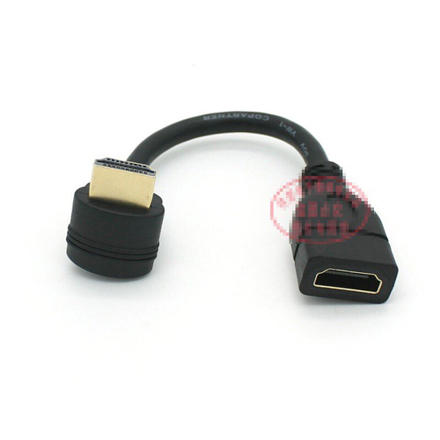 高清1080p 1.4版 HDMI公對母延長線/訊號線/傳輸線 90度下彎頭