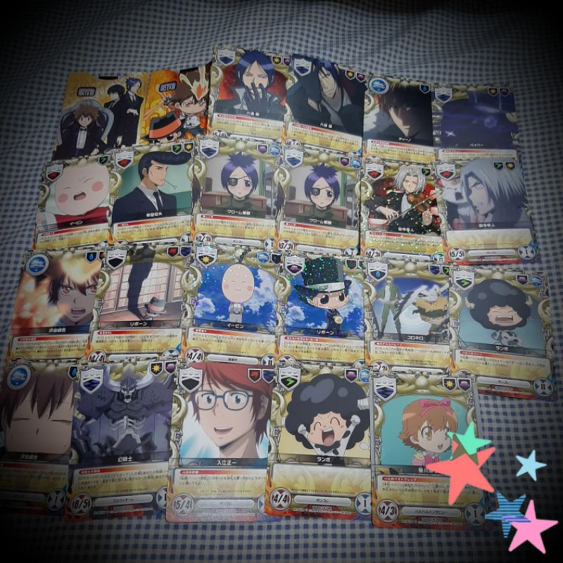 現貨 家庭教師里包恩阿綱獄寺山本了平藍波六道骸庫洛姆小春京子正一可樂尼洛遊戲卡片 蝦皮購物