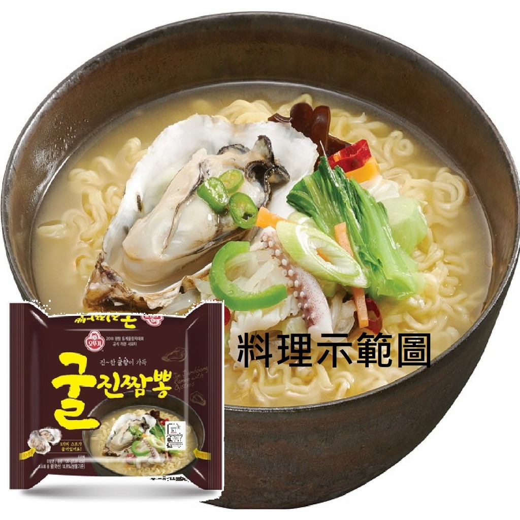 韓國泡麵不倒翁真牡蠣炒碼麵130g K 蝦皮購物
