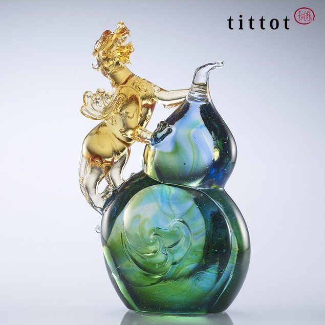 【tittot 琉園丨福祿招財】 琉璃 藝術品 收藏 擺飾