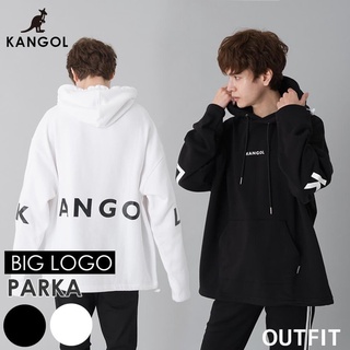 日本 KANGOL 袋鼠牌 LOGO 帽T 絨布 無刷毛