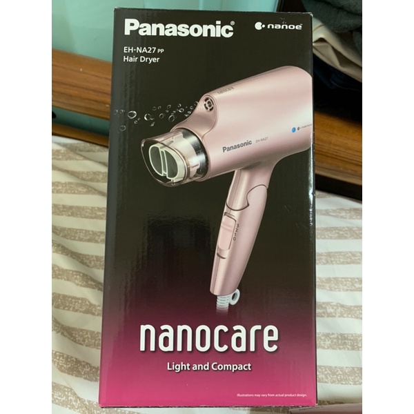 【Panasonic 國際牌】奈米水離子吹風機(EH-NA27-PP) 二手