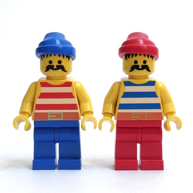 ☢️玩物喪志 1990年代 LEGO樂高 經典海盜人偶 （絕版海盜船長經典太空人二手磚散磚老人偶科技武器配件零件黑紅