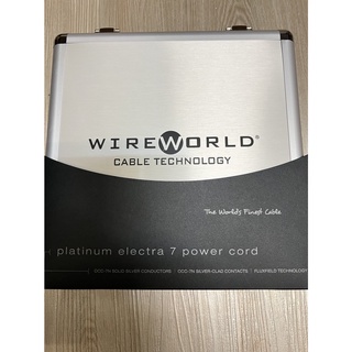 Wireworld Platinum Electra 7 單結晶銀電源線 1.5米