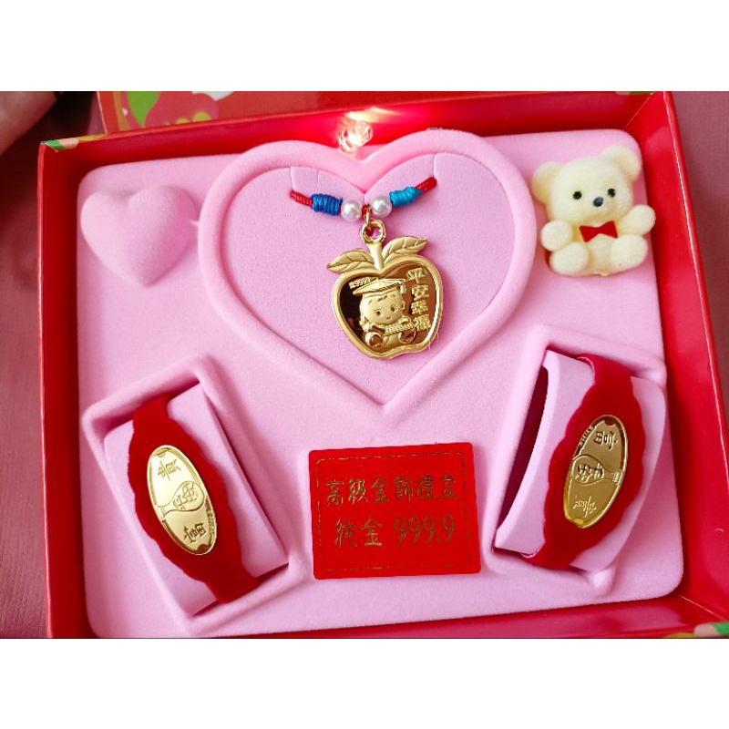 金可愛小寶貝、彌月、滿月禮盒，黃金、金飾