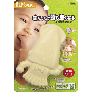 【愛噗噗】日本 People 新小烏賊咬舔玩具 TB041-2016 五個月以上