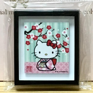 Hello Kitty 迷你相框磁鐵 (梅花)