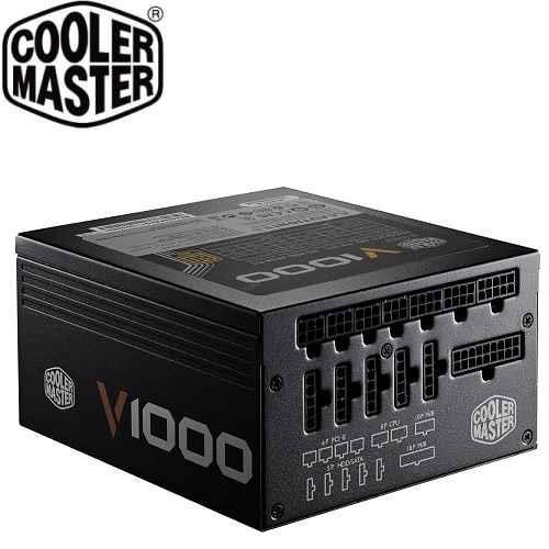 Cooler Master V1000 金牌 全模組化 1000W 電源供應器(無原廠盒裝，已過保)