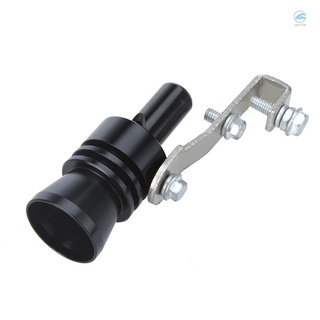 汽車 Turbo Sound Whistle 排氣管尾管吹氣閥鋁尺寸 XL 黑色