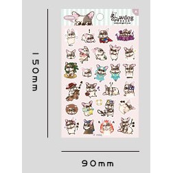 汪來汪趣 裝飾貼紙.手帳貼紙.隨意貼 CST-335