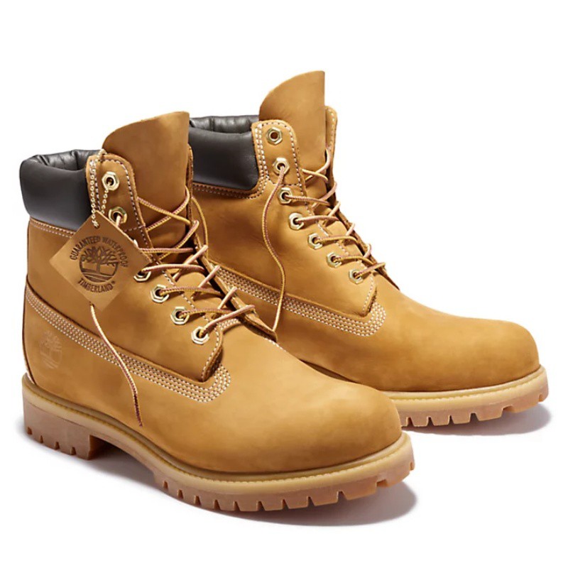 美國代購【美國庫存】美國AMPM Timberland 添柏嵐 踢不爛 男版 男鞋 真皮戶外防水經典大黃靴 10061