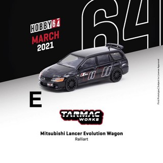 GL LAB- Tarmac 1/64 AMG GT3, Volvo 警車, Evo Wagon, Benz 190e