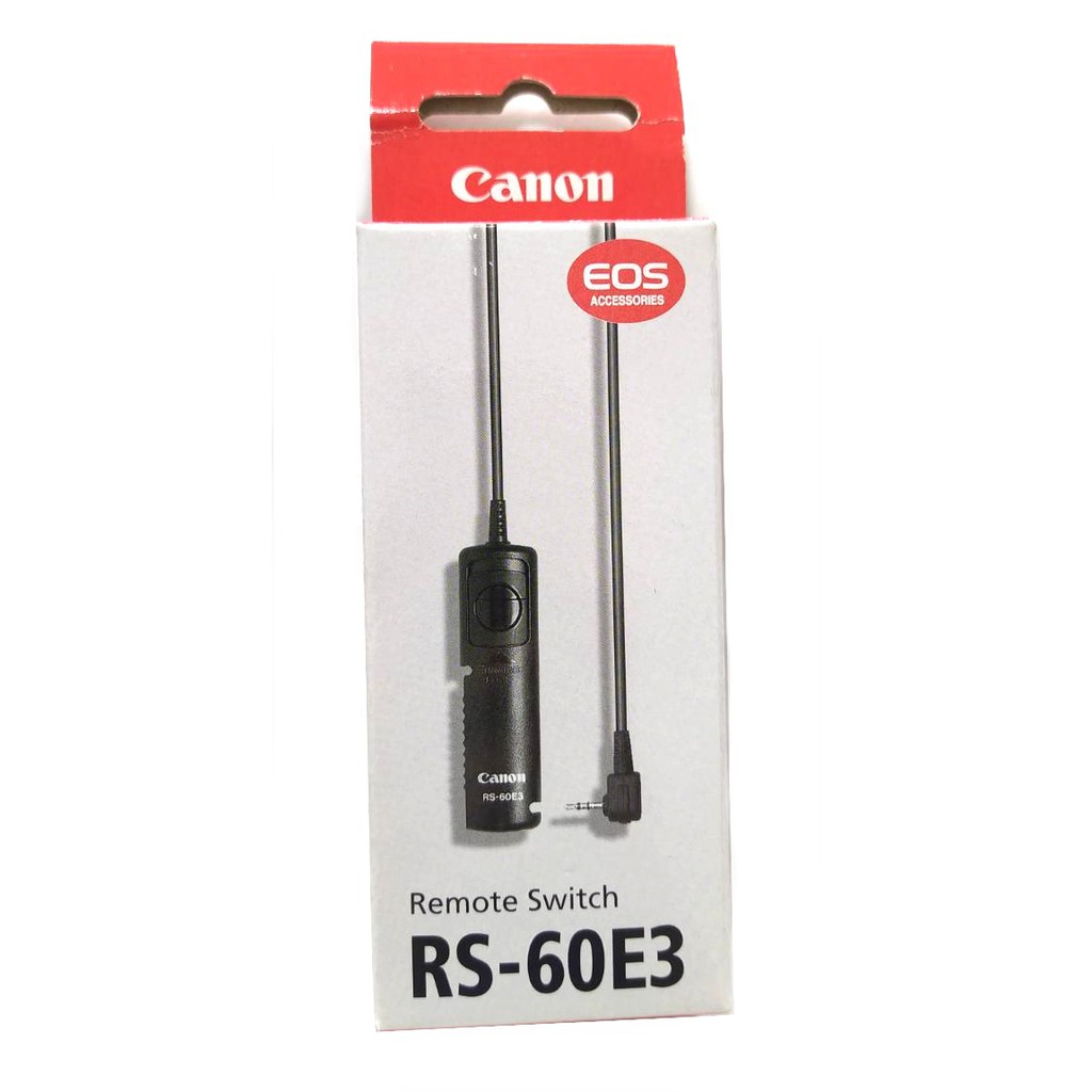 CANON RS-60E3 原廠電子快門線~ 適用於EOS 80D、77D、70D、60D 850D 760D 公司貨
